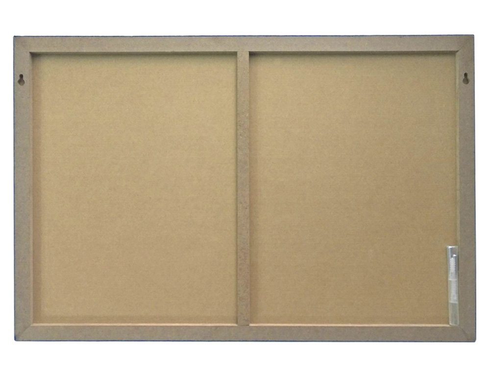 TABLERO DE ANUNCIOS LIDERPAPEL FIELTRO COLOR NEGRO 40X60 CM