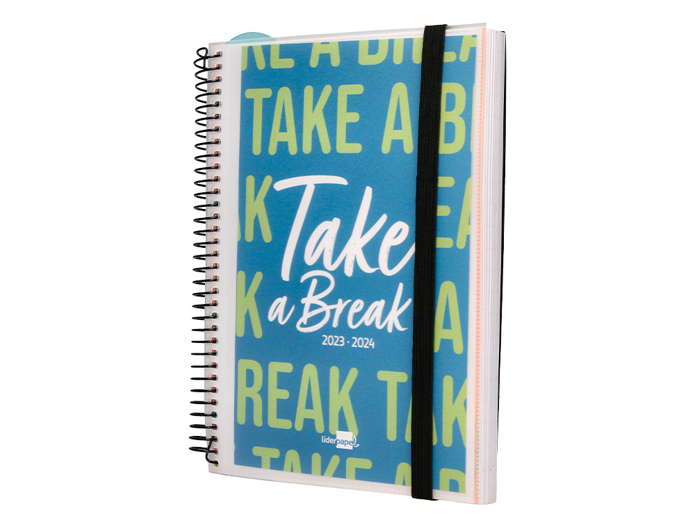 AGENDA ESCOLAR LIDERPAPEL CURSO 23-24 COLLEGE CLASSIC DIN A5 BILINGUE DIA PAGINA POLIPROPILENO PERSONALIZABLE