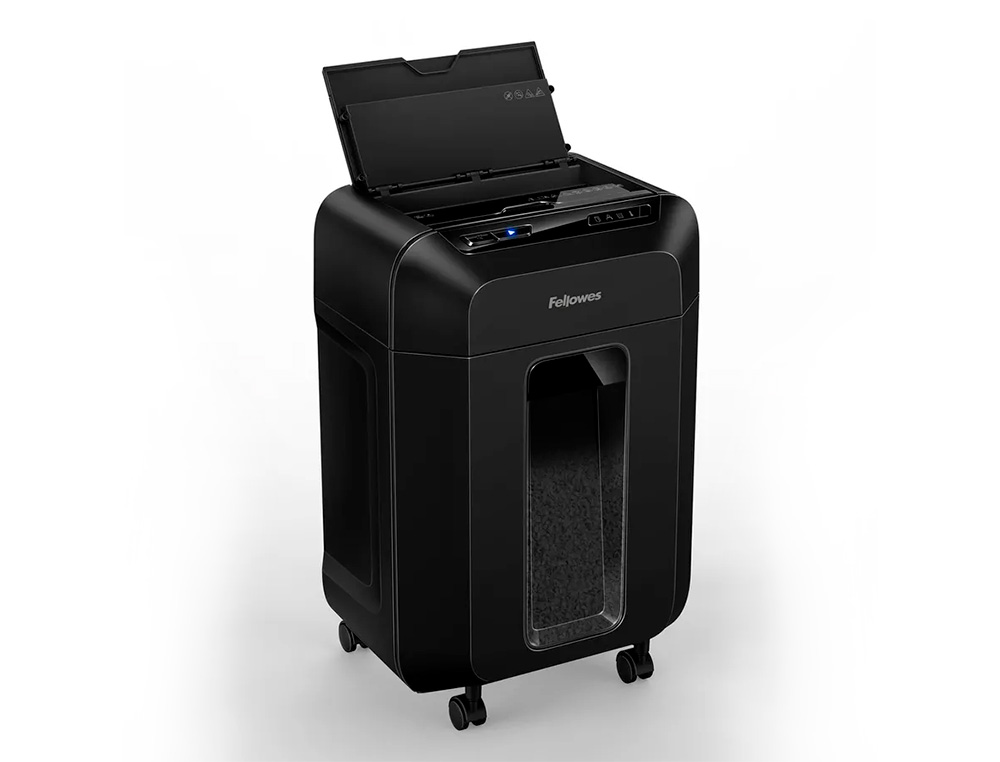 DESTRUCTORA DE DOCUMENTOS FELLOWES AUTOMAX 80M MINI CORTE CAPACIDAD DE CORTE 80 HOJAS DESTRUYE GRAPAS CLIPS Y