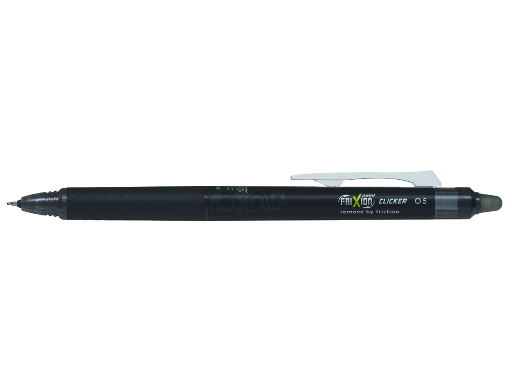 BOLIGRAFO PILOT FRIXION POINT CLICKER BORRABLE 0,5 MM NEGRO