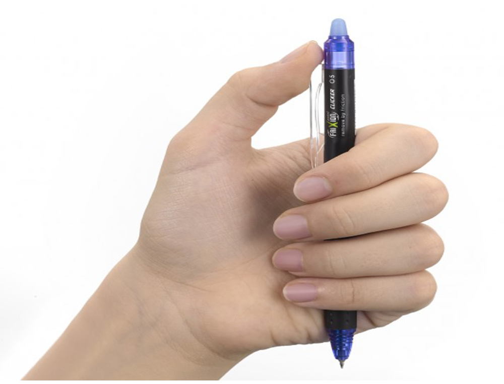 BOLIGRAFO PILOT FRIXION POINT CLICKER BORRABLE 0,5 MM NEGRO