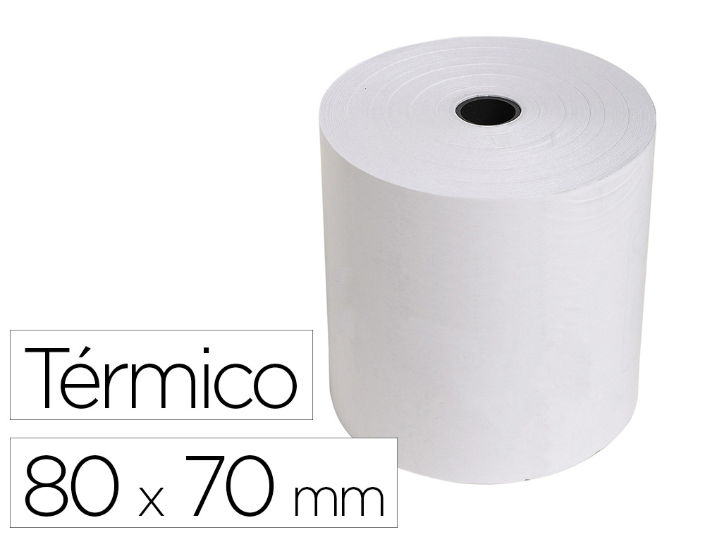 ROLLO SUMADORA EXACOMPTA TERMICO 80 MM X 76 MM 55 G/M2 SIN BISFENOL A