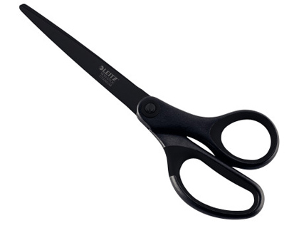 TIJERA LEITZ PREMIUM TITANIUM ANTIADHERENTE 180 MM COLOR NEGRO