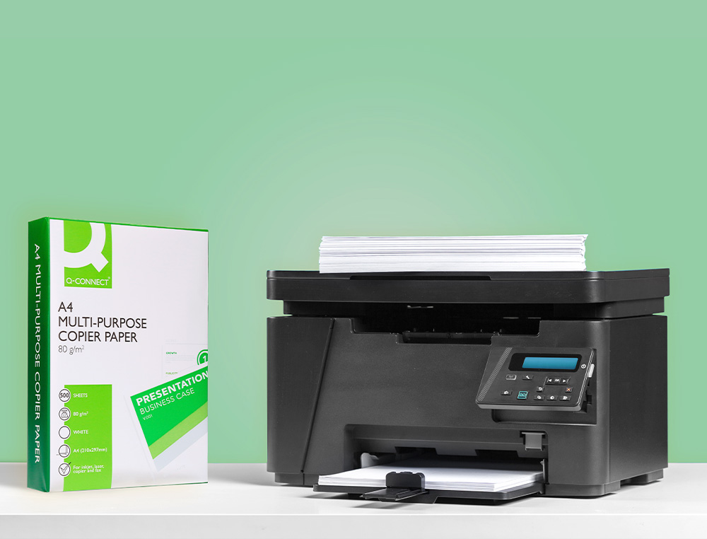 PAPEL FOTOCOPIADORA Q-CONNECT ECONOMY DIN A4 80 GRAMOS PAQUETE DE 500 HOJAS