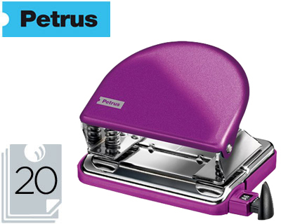 TALADRADOR PETRUS 52 WOW VIOLETA METALIZADO CAPACIDAD 20 HOJAS EN BLISTER