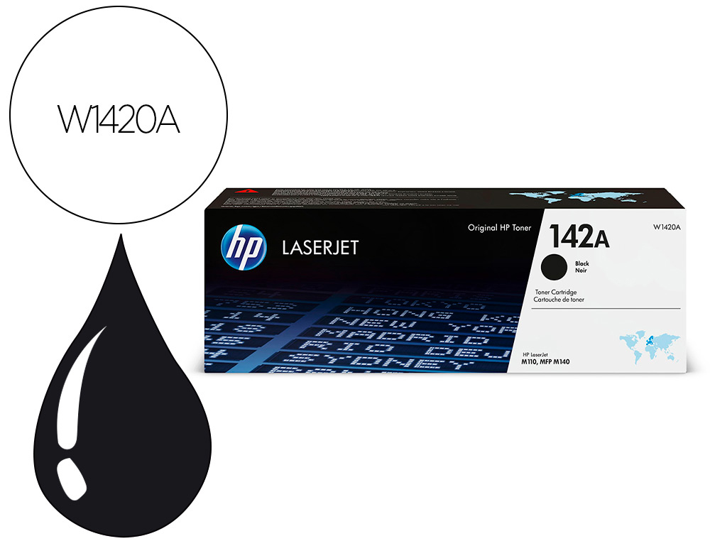 TONER HP 142A LASERJET M110 / MFP M140 NEGRO 950 PAGINAS