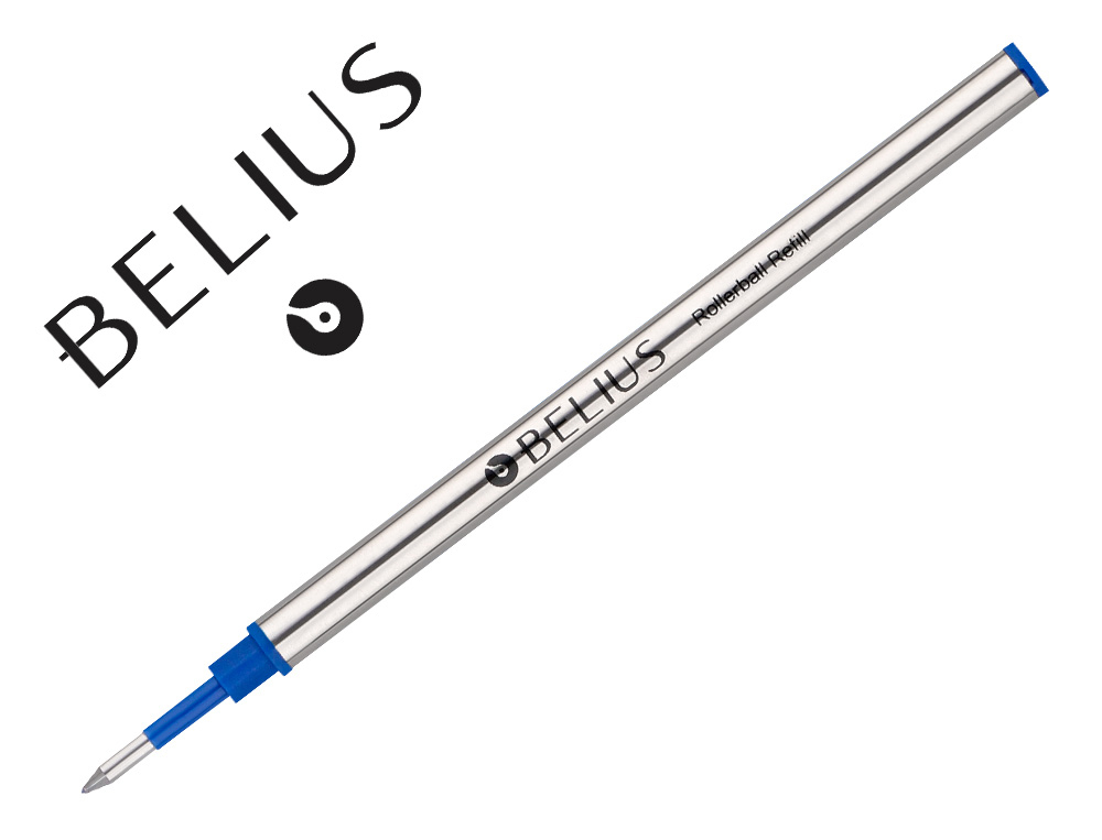 RECAMBIO ROLLER BELIUS AZUL 0,7 MM CAJA 3 UNIDADES