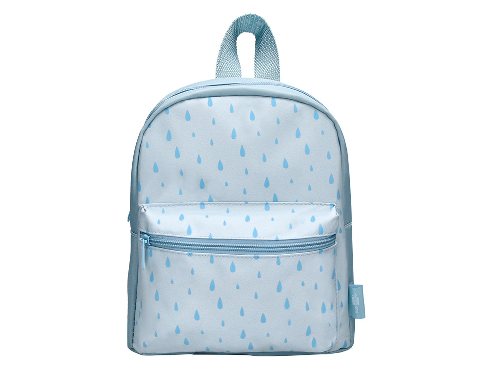 MOCHILA PREESCOLAR LIDERPAPEL KIDS AZUL 250X115X210 MM