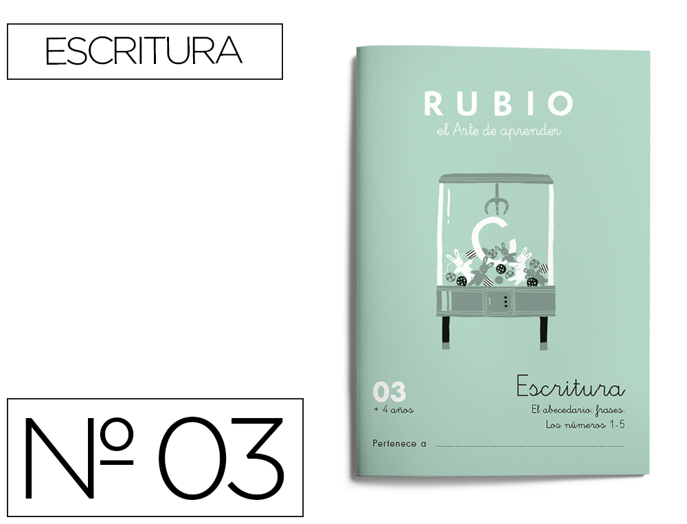 CUADERNO RUBIO CALIGRAFIA N 03