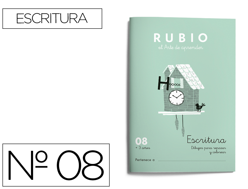 CUADERNO RUBIO CALIGRAFIA N 08