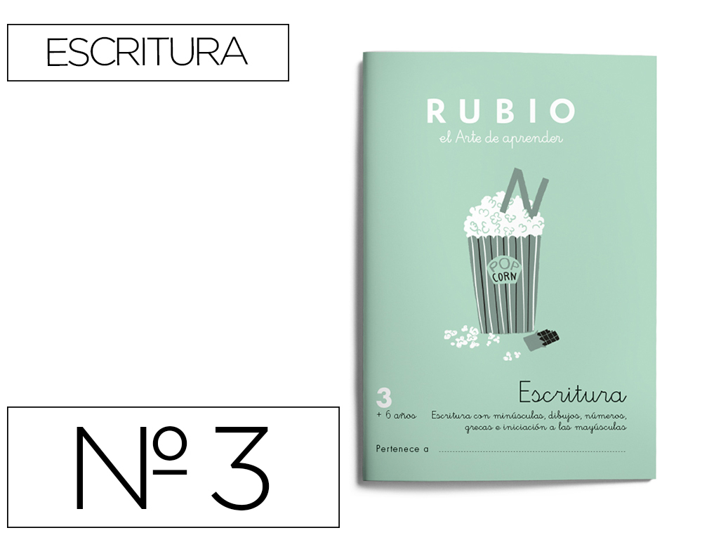 CUADERNO RUBIO CALIGRAFIA N 3