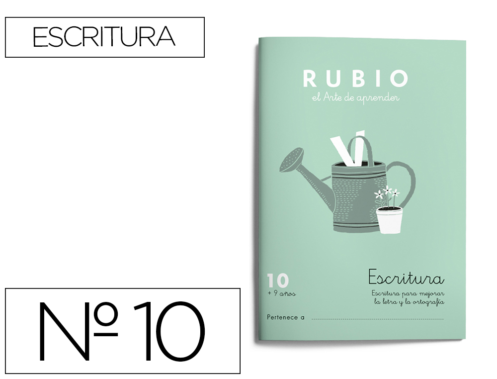 CUADERNO RUBIO CALIGRAFIA N 10