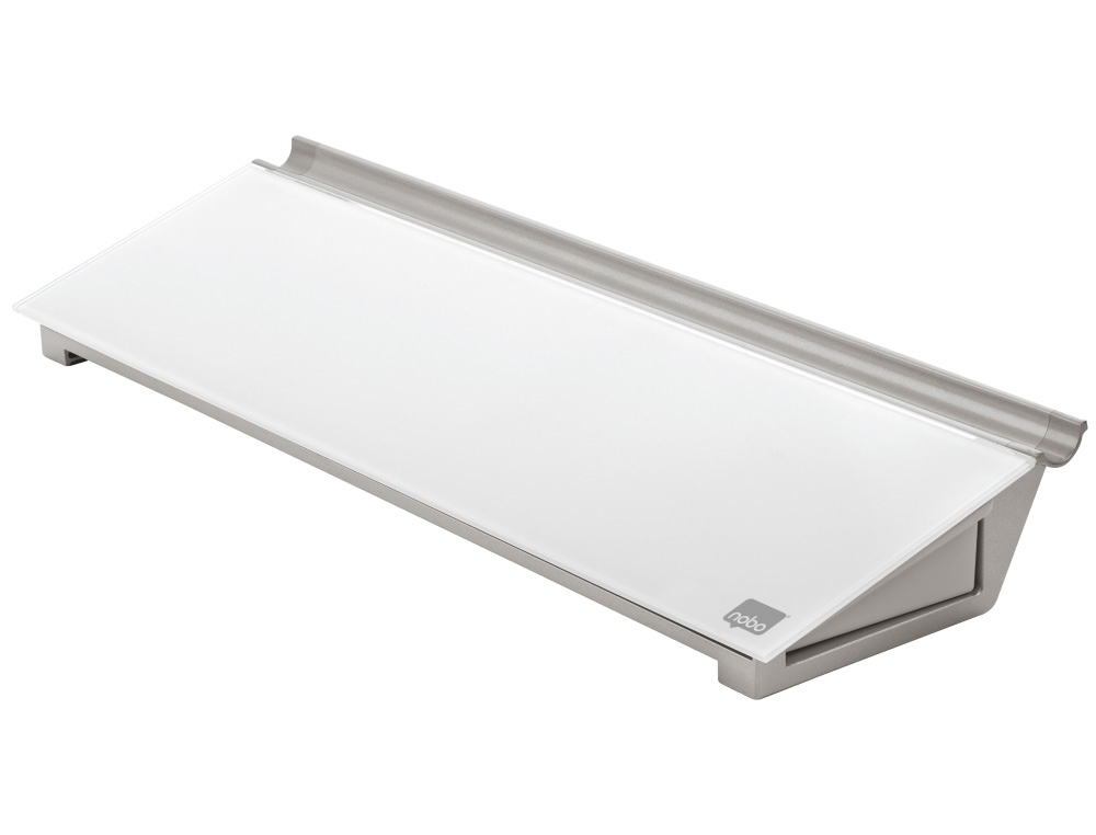 BLOC DE NOTAS SOBREMESA DE CRISTAL NOBO DIAMOND BLANCO 6X46X15 CM