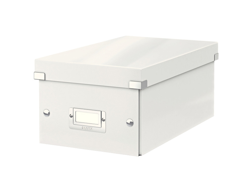 CAJA DE ALMACENAMIENTO LEITZ CLICK&STORE DVD BOX COLOR BLANCO 206X147X352 MM