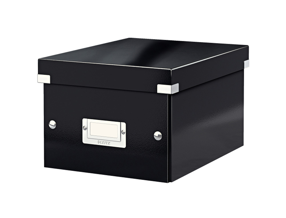 CAJA DE ALMACENAMIENTO LEITZ CLICK&STORE PEQUEA COLOR NEGRO 216X160X282 MM