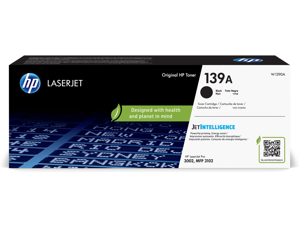 TONER HP N 139A LJ PRO 3002 NEGRO 1.500 PAGINAS