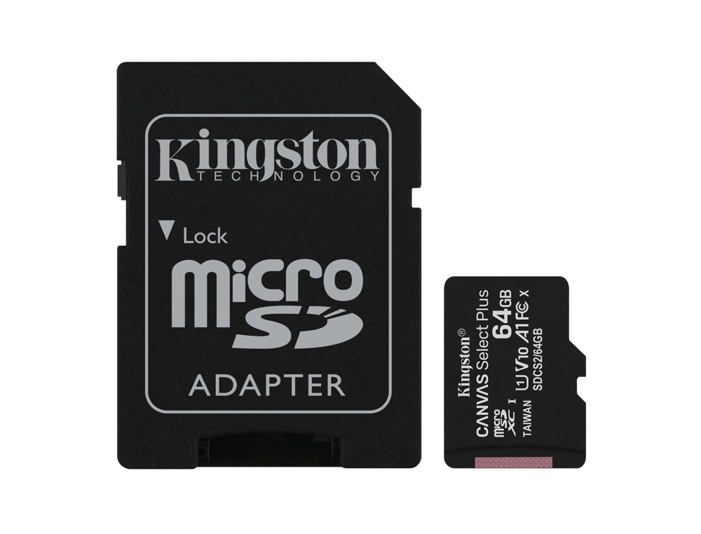 MEMORIA KINGSTON MICRO SDXC CANVAS 64GB