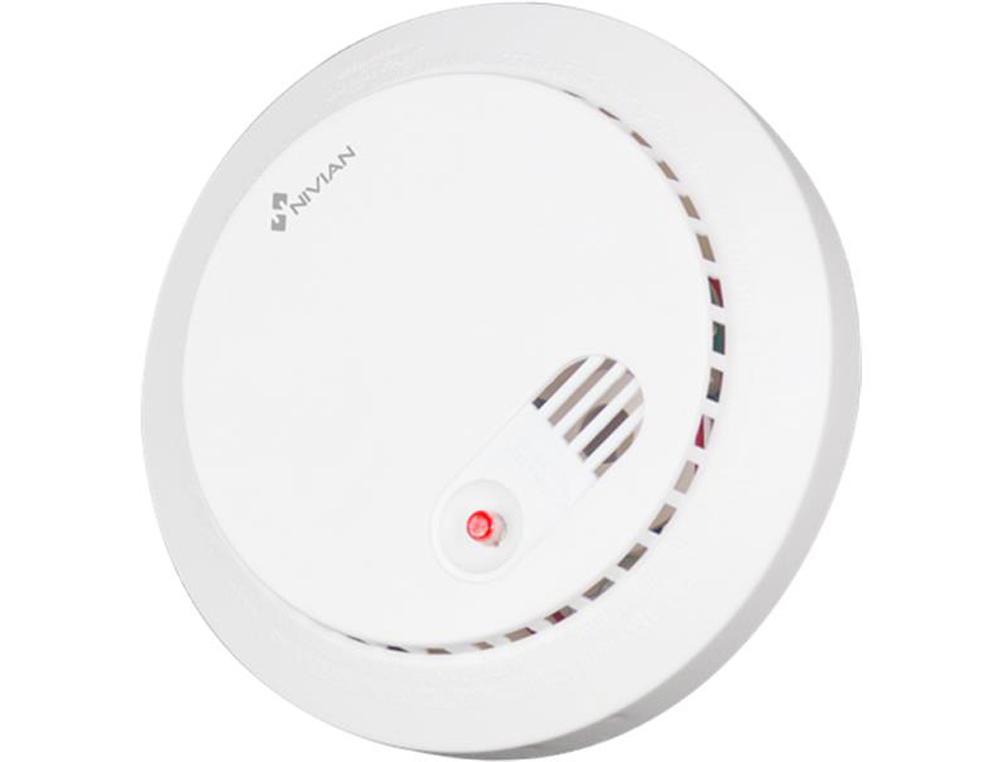 DETECTOR DE HUMOS NIVIAN FOTOELECTRICO INALAMBRICO PARA INTERIORES