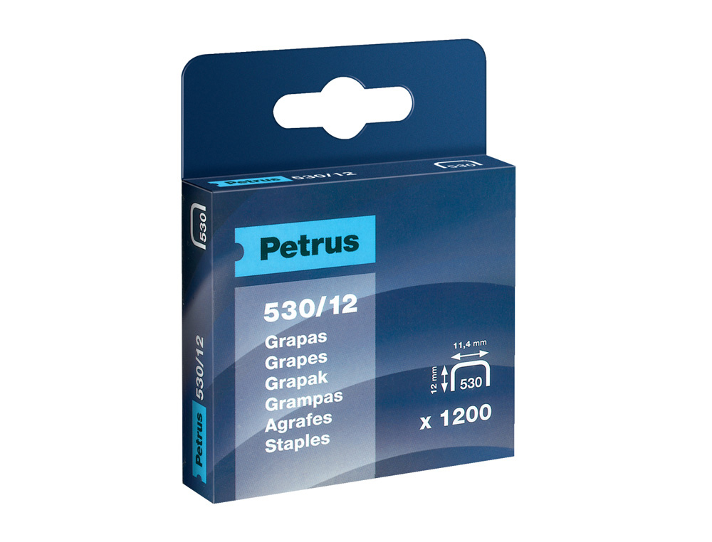 GRAPAS PETRUS N 530/12 CAJA DE 1200 GRAPAS