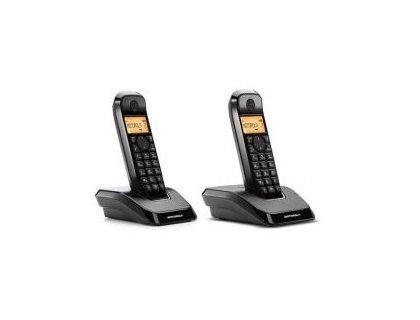 TELEFONO INALAMBRICO MOTOROLA S12 DUO NEGRO