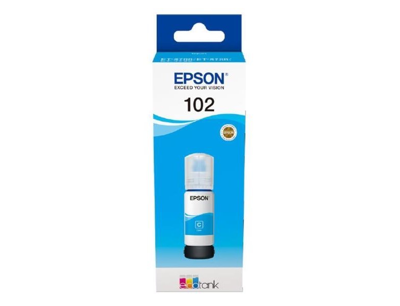 CONSUMIBLES EPSON TINTA CIAN 102 ECOTANK