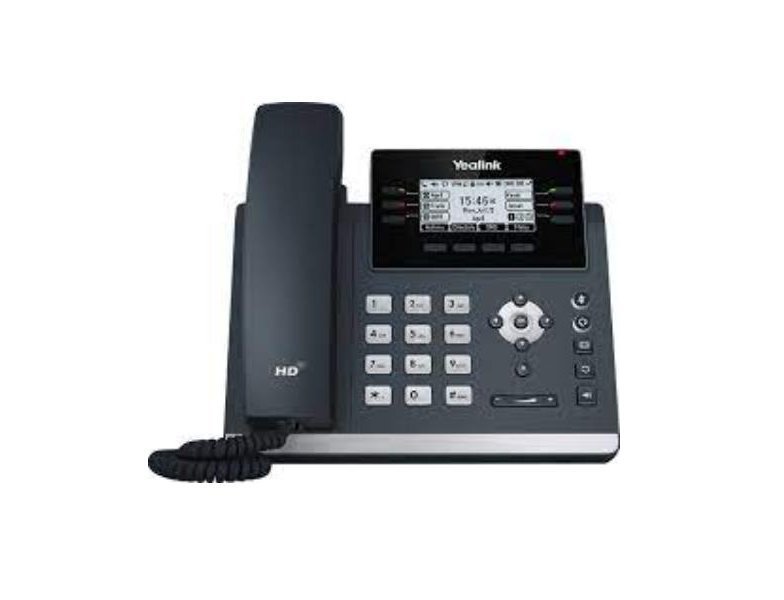 TELEFONO YEALINK T42U 12 CUENTAS SIP POE