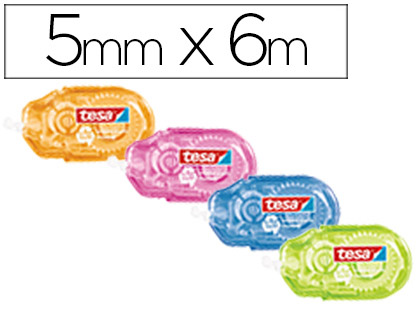 CORRECTOR TESA CINTA MINI 5 MM X 6 MT